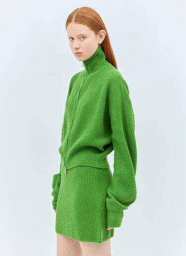 Sportmax 울과 캐시미어 혼방 가디간  그린 spx0258009