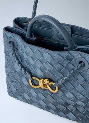 LN-CC® - Bottega Veneta: Small Andiamo Handbag - Blue Bottega Veneta Small Andiamo Handbag Blue bov0264010