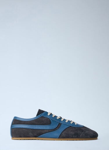 Dries Van Noten Suede Trimmed Sneakers Grey dvn0163027