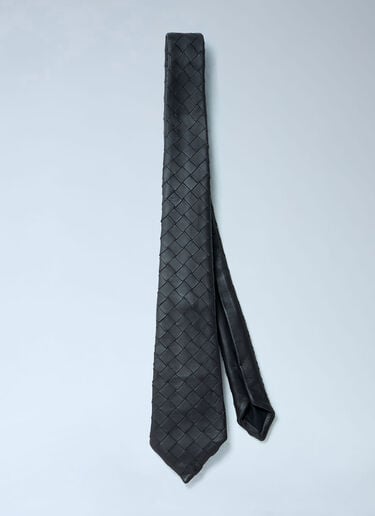 イントレチャートレザーネクタイ Bottega Veneta イントレチャートレザーネクタイ ブラウン bov0161008