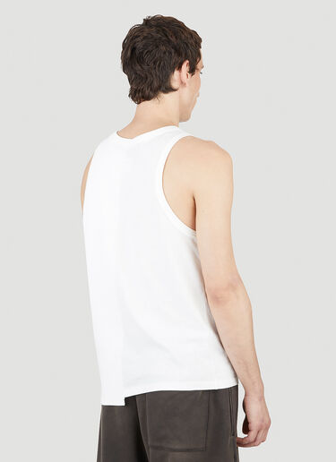 MM6 Maison Margiela Asymmetric Tank Top Ivory mmm0151015