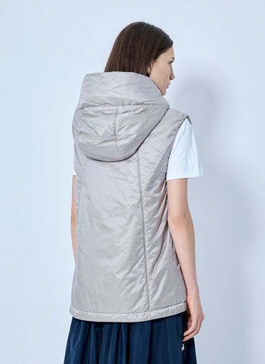 LN-CC® - Max Mara: Hooded Zip-Up Vest - Beige Max Mara Hooded Zip-Up Vest Beige max0265304