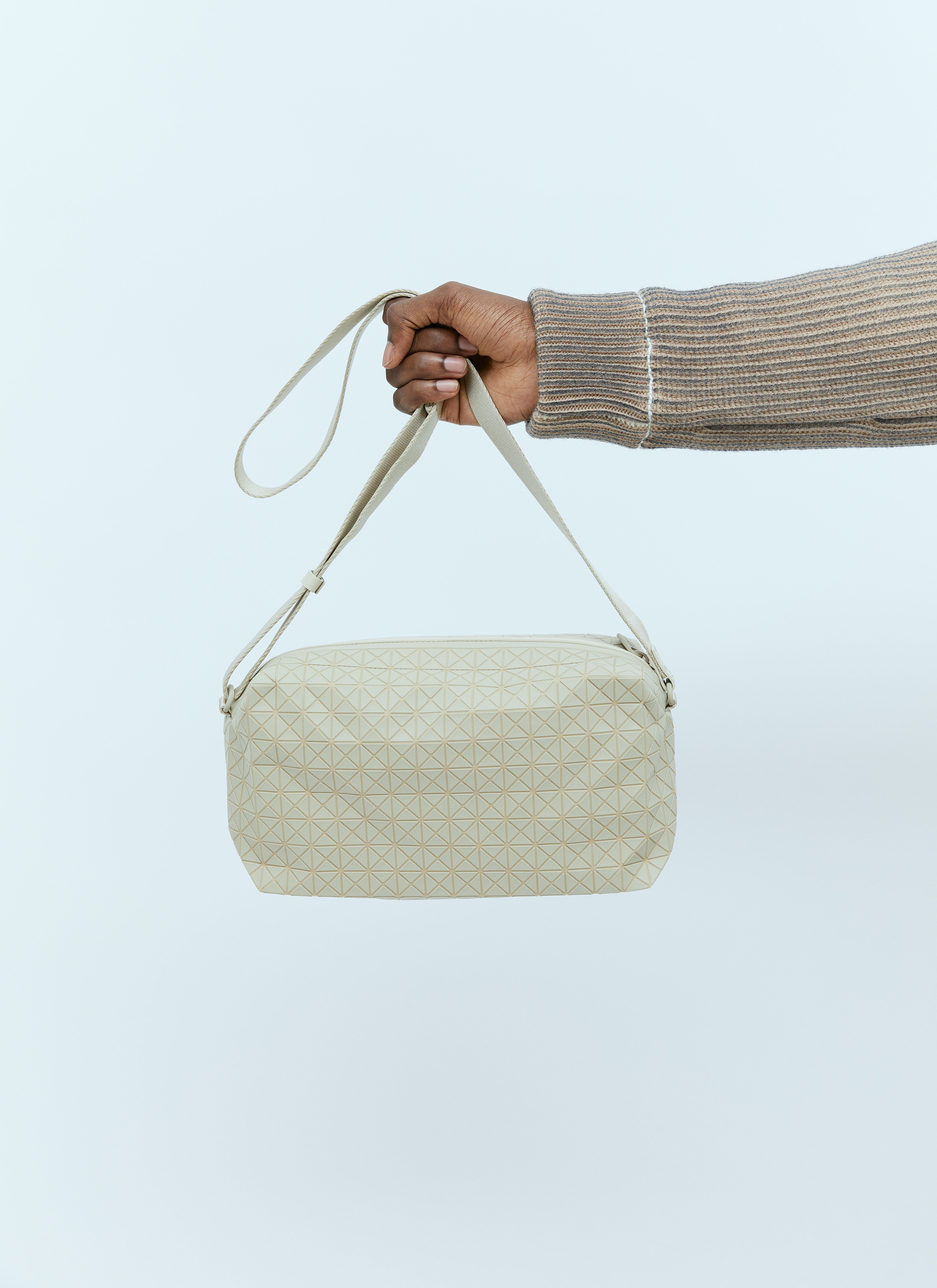 Bao bao issey miyake saddle bag hot sale