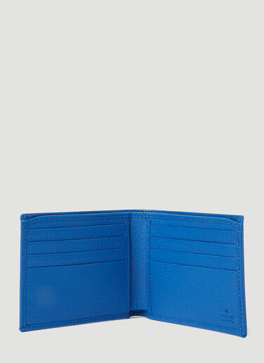 Gucci Rhombus Print Bifold Wallet Blue guc0152130