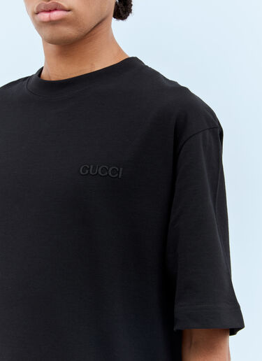 Gucci Logo Patch T-Shirt Black guc0158014