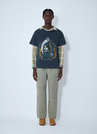 Logo Motif T-Shirt Gallery Dept. Logo Motif T-Shirt Black gdp0162050