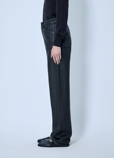 LN-CC® - Lemaire: Five Pockets Twisted Pants - Black Lemaire Five Pockets Twisted Pants Black lem0266005