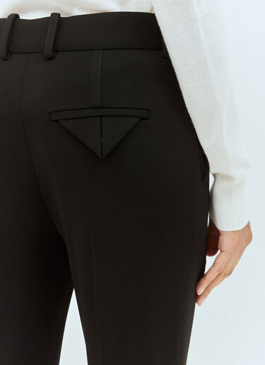 Bottega Veneta Matt Flared Pants Black bov0258005