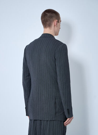Dries Van Noten Crinkle Blazer Navy dvn0160028