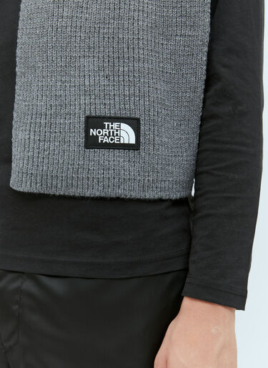 The North Face Logo Patch Scarf Grey tnf0154020
