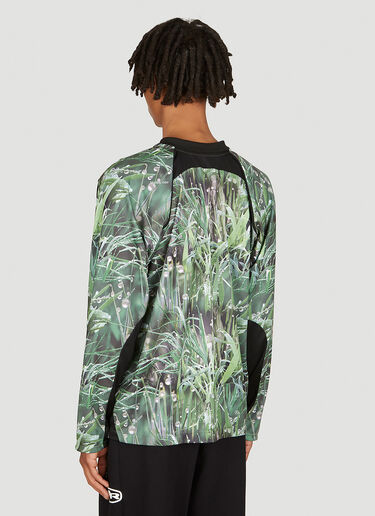 Martine Rose Panelled Football Jersey Top Green mtr0154002