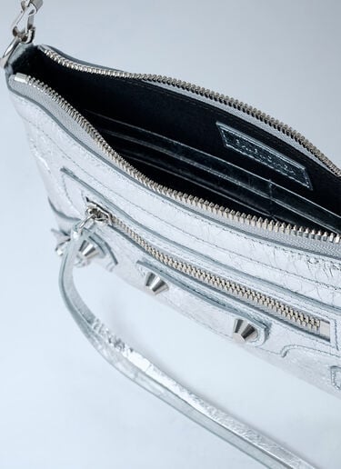 Le City Pouch Shoulder Bag Balenciaga Le City Pouch Shoulder Bag Silver bal0262025