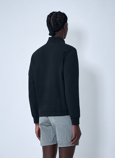 Stone Island Zip-Up Jacket Black sto0164015