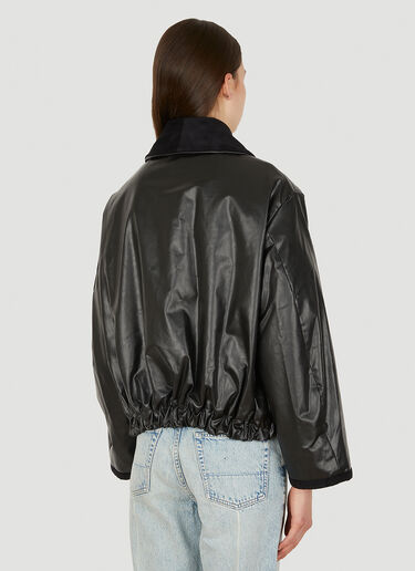 Bomber Oil Jacket KASSL Editions Bomber Oil Jacket Black kas0251005