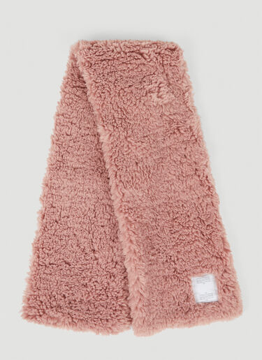 Rokh Faux Fur Scarf Pink rok0249011