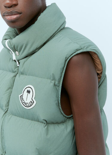 Moncler x Palm Angels Rodmar Down Vest Green mpa0355002