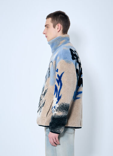 Acne Studios Teddy Jacquard Jacket Beige acn0160004