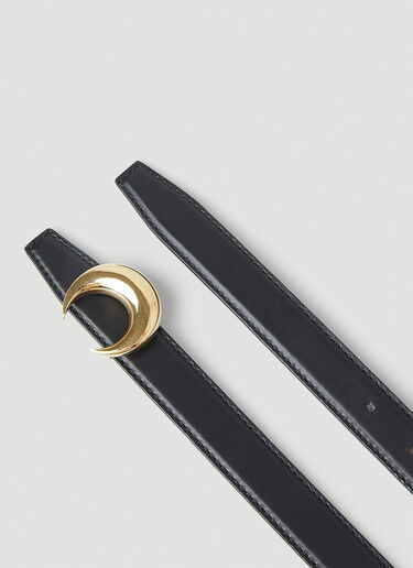 Marine Serre Moon Buckle Belt Black mrs0252037