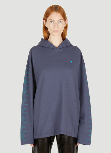 Acne Studios Lightening Tree Hooded Sweatshirt Blue acn0247001