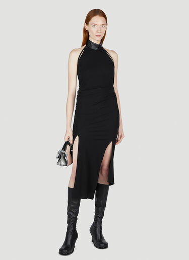 Helmut Lang Mock Neck Dress Black hlm0251010