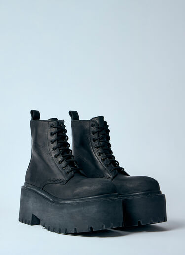 Balenciaga Strike Platform Boots Black bal0259018