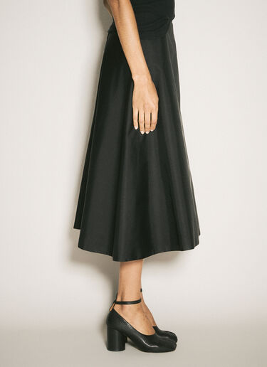Marni Twill Midi Skirt Black mni0258004