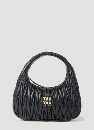 Miu Miu ワンダーホーボーバッグ ブラック miu0254054