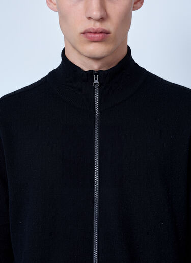 Stone Island 拉链针织开衫 黑色 sto0165049