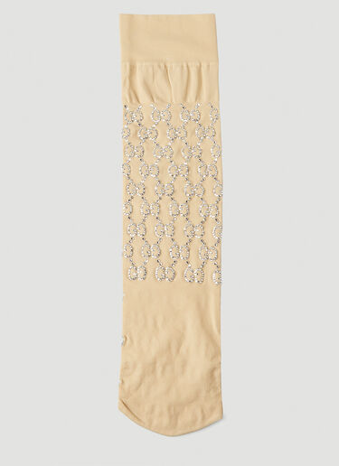 Gucci Diamond Monogram Socks Cream guc0247247