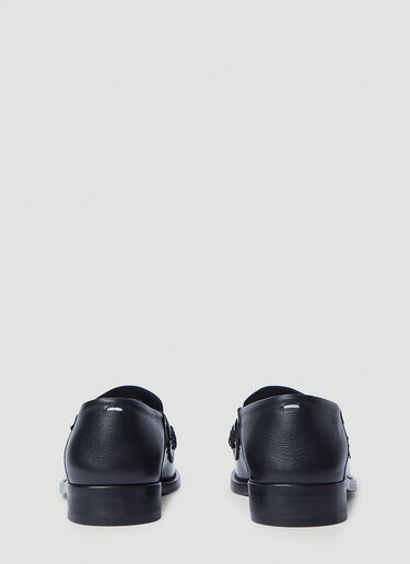 Maison Margiela Leather Loafers Black mla0241045