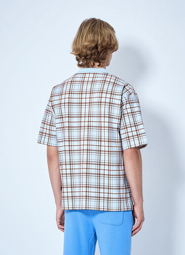 LN-CC® - Bott: Plaid Polo Shirt - Blue Bott Plaid Polo Shirt Blue bot0165007