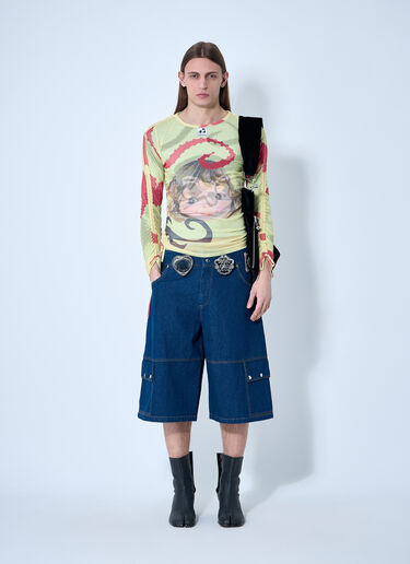 Chopova Lowena Balmy Denim Shorts Blue cho0360008