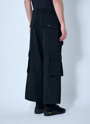 Yohji Yamamoto 羊毛抽绳运动裤  黑色 yoy0160003