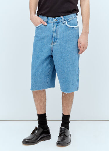 A.P.C. Oakland Denim Bermuda Shorts Blue apc0156009