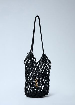 Saint Laurent Large Bo Hobo Passam Shoulder Bag Black sla0261119