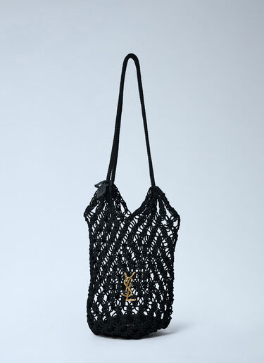 Saint Laurent Large Bo Hobo Passam Shoulder Bag Black sla0261119