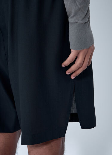 Rick Owens Drawstring Relaxed Fit Shorts Black ric0163017