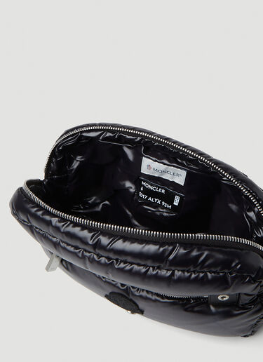 6 Moncler 1017 ALYX SM 로고 패치 벨트백 블랙 mal0151008