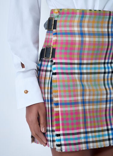 Vivienne Westwood Plaid Mini Skirt Red vvw0263001