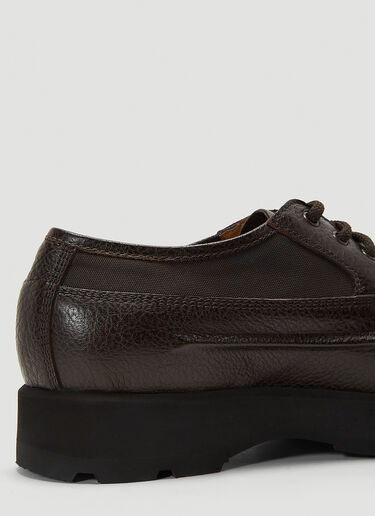 Acne Studios Leather Derby Shoes Brown acn0144052