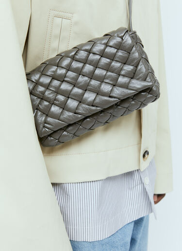 Bottega Veneta 小号 Rumple 邮差包 灰色 bov0156017