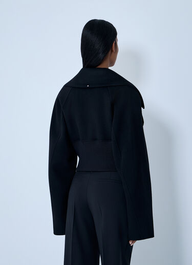 Wool Coat Sportmax Wool Coat Black spx0263003