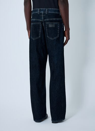 Denim Five-Pocket Jeans MM6 Maison Margiela Denim Five-Pocket Jeans Black mmm0162005