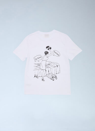 Toy Tonics Logo Motif T-Shirt White toy0363002