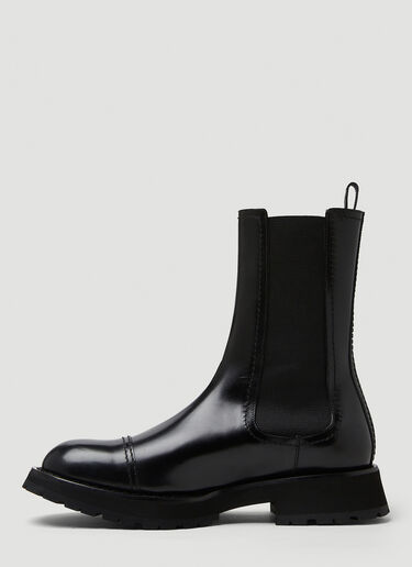 Alexander McQueen 切尔西靴 黑 amq0149040