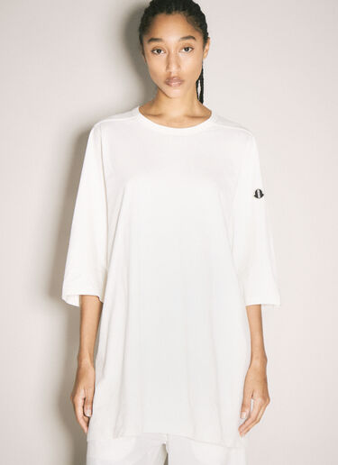 Moncler x Rick Owens Oversized Crewneck T-Shirt White mcs0358013