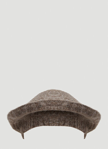 Eckhaus Latta Poet Beret Brown eck0151001