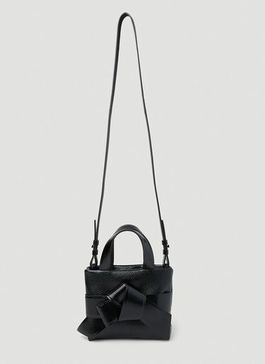 Acne Studios Musubi Knotted Mini Shoulder Bag Black acn0252004