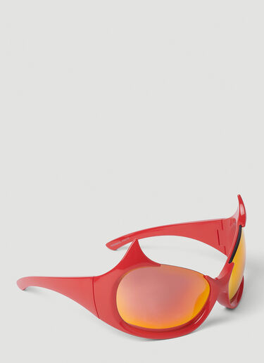 Balenciaga Gotham Cat Sunglasses Red bal0152088