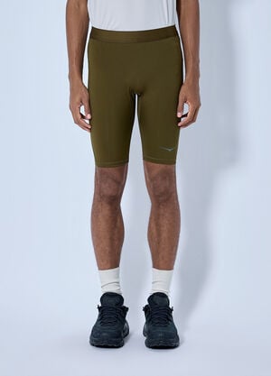 HOKA Novafly Half Tight Shorts Green hok0165036